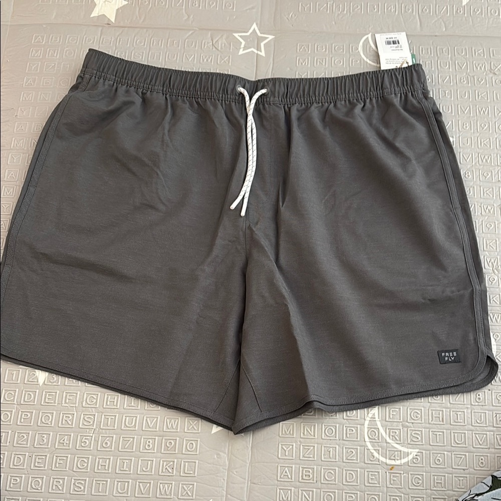 Free Fly Apparel Gray Athletic Shorts